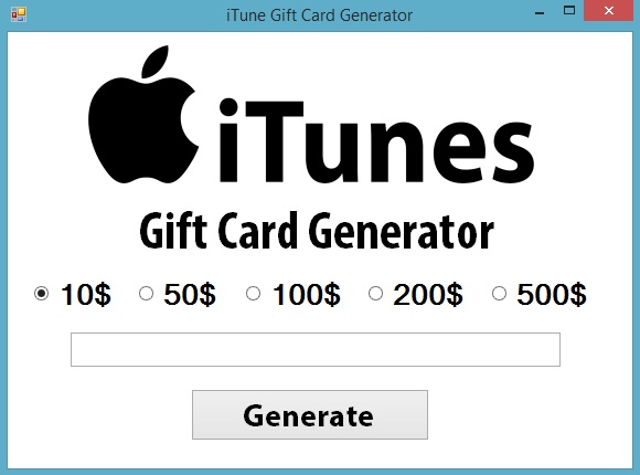 Itunes Card Generator Download Mac